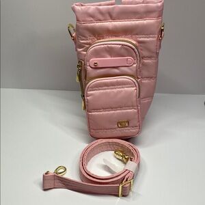 NWOT Lug Huggie Wide-Bubble Pink